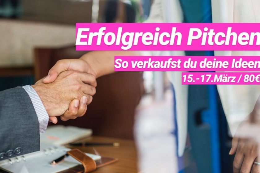 NJB-Seminar "Erfolgreich pitchen - So verkaufst du deine Ideen"